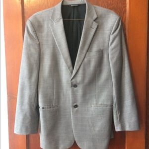 Grey Jos A Bank lightweight wool suit 42R / 36R